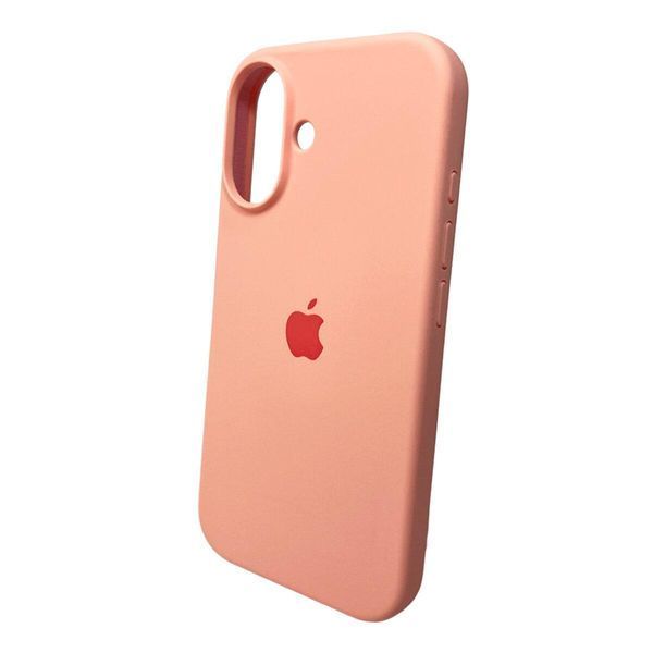 Силиконовый чехол для iPhone 16 Grapefruit 666-01169 фото