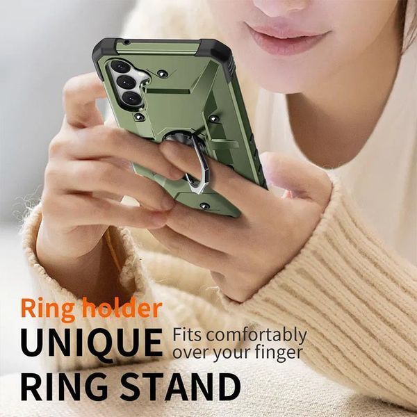 Ударопрочный чехол Pathfinder Ring для Samsung Galaxy A54 5G Army Green 777-07874 фото