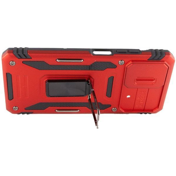 Ударопрочный чехол Camshield Army Ring для Xiaomi Poco X5 Pro 5G / Note 12 Pro 5G Red 777-05080 фото