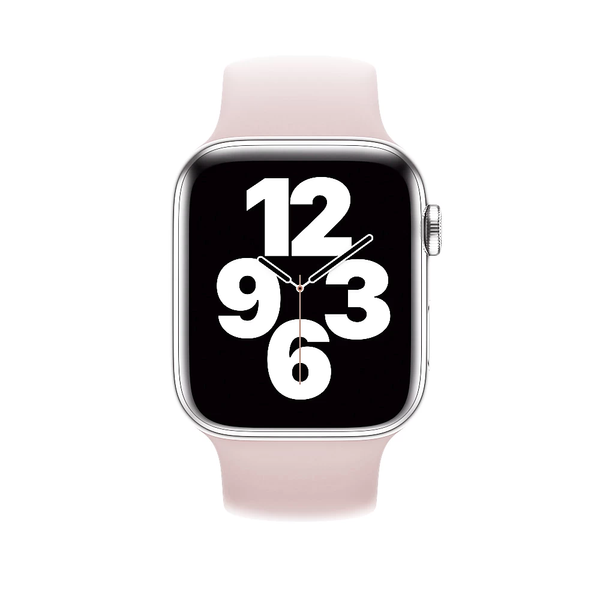Силіконовий монобраслет для Apple Watch 42/44/45/49 mm 150 mm Пудровий 212-00317 фото