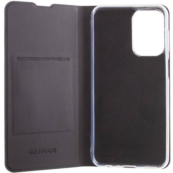 Кожаный чехол-книжка GETMAN Elegant для Xiaomi Poco X5 5G / Redmi Note 12 5G Черный 555-01565 фото
