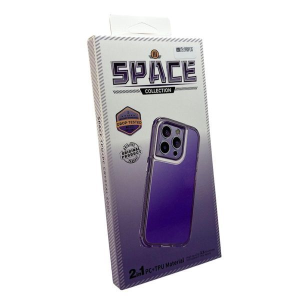 Противоударный чехол для смартфона Space III для Xiaomi Redmi Note 13 Pro Plus 5G Dark Purple 666-02243 фото