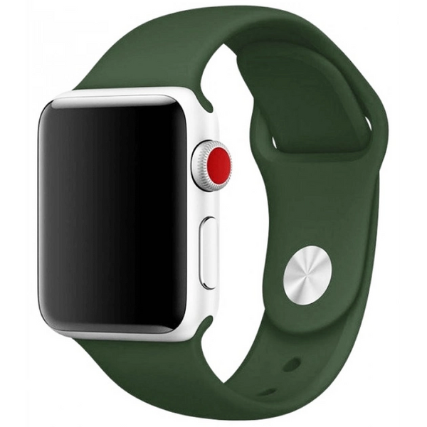 Силіконовий ремінець для Apple Watch 42/44/45/49 мм Army Green 212-00695 фото