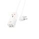 Мережевий подовжувач HOCO AC10A Barry PD65W GaN (2C2A with 1 socket) desktop charger White 656-03196 фото 1