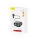 Автомобільний зарядний пристрій Baseus High Efficiency One to Two Cigarette Lighter Black 656-00273 фото 2
