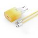 Сетевое зарядное устройство XO CE18 1Type-C PD/QC 30W Type-C to Lightning 1m Голубой 209-00353 фото 3