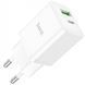 Мережевий зарядний пристрій Hoco N28 PD20W QC3.0 20W Білий 209-00269 фото 1