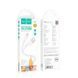 Кабель HOCO X97 Crystal color silicone charging data cable Micro white 6931474799838 фото 2