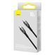 Кабель Baseus Glimmer Series Fast Charging Data Cable Type-C to Type-C 100W 1m Black CADH000701 фото 2