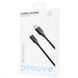 Кабель Proove Striped Silicone USB to Lightning (1m) Black CCSS00001101 фото 2