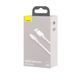 Кабель Baseus Simple Wisdom Data Cable Kit USB to Type-C 5A (2PCS/Set）1.5m White TZCATZJ-02 фото 2