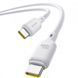 Кабель Baseus Silky Series Fast Charging Type-C to Type-C 100W (1m) White P10377704213-00 фото 4