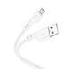 Кабель HOCO X97 Crystal color silicone charging data cable Micro white 6931474799838 фото 4