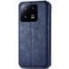 Кожаный чехол-книжка GETMAN Cubic для Xiaomi 13 Синий 555-01865 фото 2