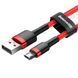 Кабель Baseus Cafule Micro USB 1.5A (2m) Red/Black CAMKLF-C91 фото 6