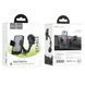 Автодержатель для телефона HOCO H27 Rock push-type car holder(center console) Black gray 6942007608923 фото 2