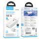 Мережевий подовжувач HOCO AC10A Barry PD65W GaN (2C2A with 1 socket) desktop charger White 656-03196 фото 6