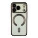 Чехол TPU Metallic Chrome Full Camera with Magsafe для iPhone 17 Pro Chrome Black 214-04619 фото 1