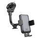 Автодержатель для телефона HOCO H27 Rock push-type car holder(center console) Black gray 6942007608923 фото 3