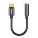 Перехідник AUX Baseus L54 Type-C to 3.5mm Black 209-00277 фото 1