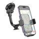 Автодержатель для телефона HOCO H27 Rock push-type car holder(center console) Black gray 6942007608923 фото 7