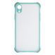 Силіконовий чохол TOTU Armor with Frame для iPhone Xr Бірюзовий 208-01012 фото