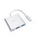 USB-хаб HOCO HB14 Easy use Type-C adapter(Type-C to USB3.0+HDMI+PD) Silver 6931474725790 фото 2