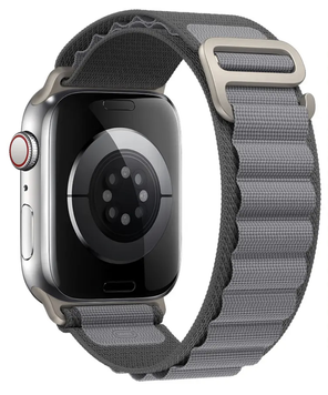 Тканинний ремінець Alpine Loop для Apple Watch 42/44/45/49 mm Dark-grey 212-00537 фото