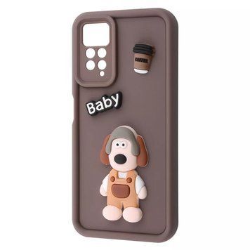 Чохол Pretty Things Case для Xiaomi Redmi Note 11 Pro/Redmi Note 12 Pro 4G Brown/Baby 777-02128 фото