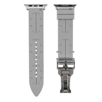 Ремінець для Apple Watch Hermes 38/40/41 mm Cloud Grey 212-02209 фото