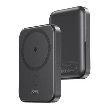 Power Bank XO PR242 PD20W Magnetic wireless 15W Type-C with U-shaped holder 5000mAh Черный 656-01510 фото