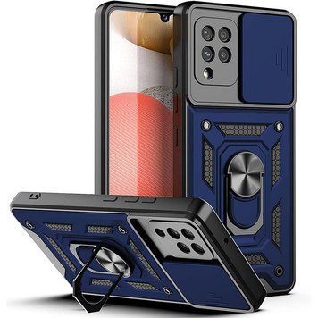 Ударопрочный чехол Camshield Serge Ring для Samsung Galaxy M33 5G Blue 777-04583 фото