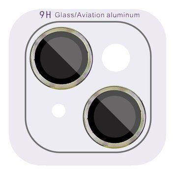 Защитное стекло Metal Classic на камеру для Apple iPhone 15 (6.1") / 15 Plus (6.7") Light Green 204-00438 фото