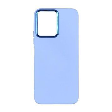 Чехол Silicone Cover Metal frame для Xiaomi Redmi 12 Sky Blue 208-03528 фото