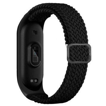Ремінець для Xiaomi Mi Band 3/4/5/6/7 Elastic Adjustment Black 212-02461 фото