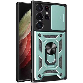 Ударопрочный чехол Camshield Serge Ring для Samsung Galaxy S25 Ultra Green 777-04312 фото