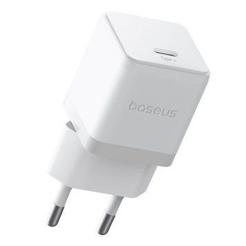 Сетевое зарядное устройство Baseus Palm Fast Charger 1C 20W EU Moon White P10111602213-00 фото