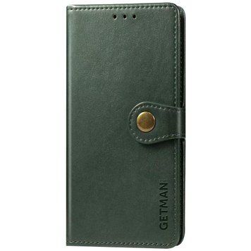 Кожаный чехол-книжка GETMAN Gallant (PU) для Xiaomi Redmi A1+ / Poco C50 / A2+ Green 777-06447 фото