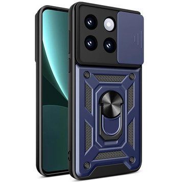 Ударопрочный чехол Camshield Serge Ring для Xiaomi 14 Pro Blue 777-04396 фото