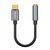 Перехідник AUX Baseus L54 Type-C to 3.5mm Gray 209-00278 фото