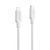 Кабель Proove Striped Silicone Type-C to Lightning (1m) white 656-02597 фото