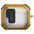 Футляр противоударный Locking Button для наушников Airpods 3 Yellow 203-00417 фото