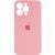 Силіконовый чохол з закритою камерою для iPhone 13 Pro Max Pink 208-00769 фото