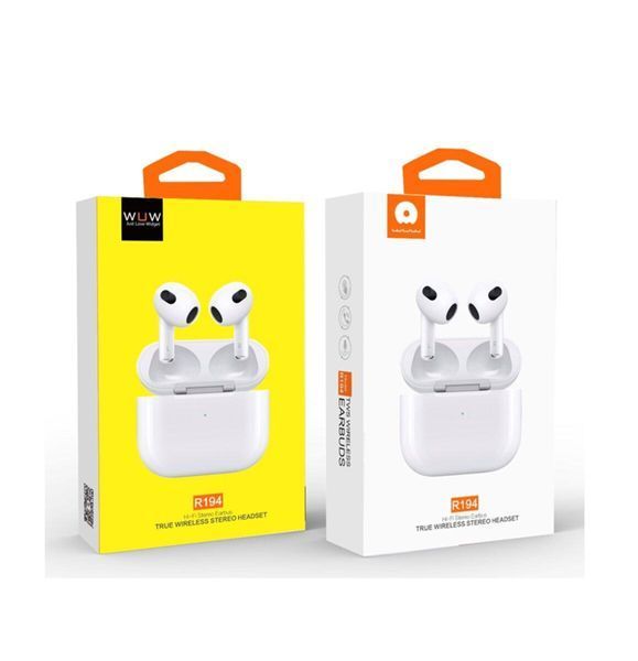 Bluetooth stereo гарнитура WUW-R194 white 656-00826 фото