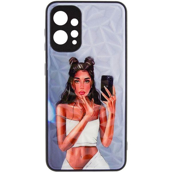 TPU+PC чехол Prisma Ladies для Xiaomi Redmi 12 Black in White 777-07396 фото