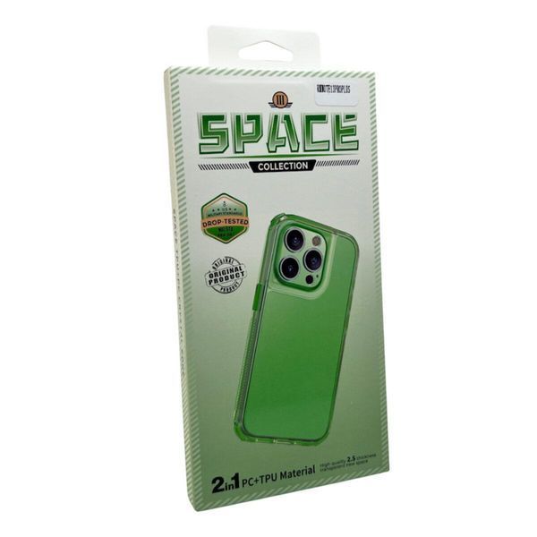 Противоударный чехол для смартфона Space III для Xiaomi Redmi Note 13 Pro Plus 5G Green 666-02244 фото