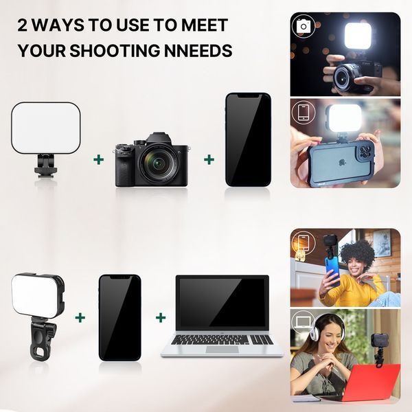 Ulanzi VL100X Selfie Light, Clip LED Light 3356 фото
