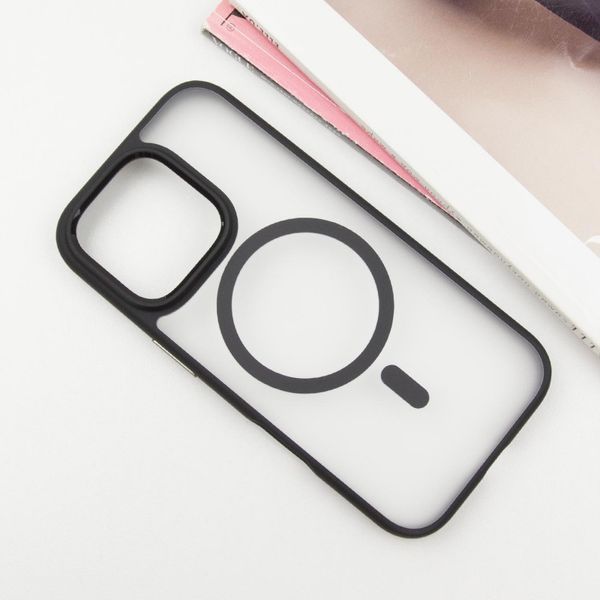 TPU+PC чохол Blueo Skin Friendly Frosted with MagSafe для Apple iPhone 16 Pro (6.3") Black 777-07925 фото