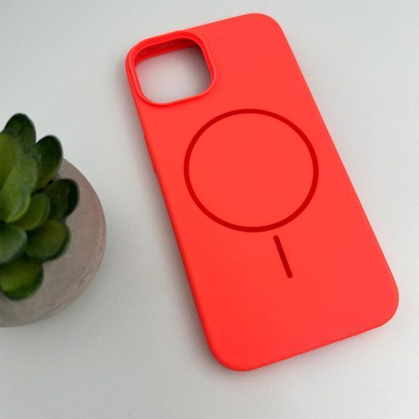Чехол для смартфона Silicone Case Magnetic для Apple iPhone 14 Peach 666-03816 фото