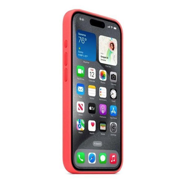 Чохол Silicone Full Case with MagSafe для iPhone 15 Guava 656-01226 фото